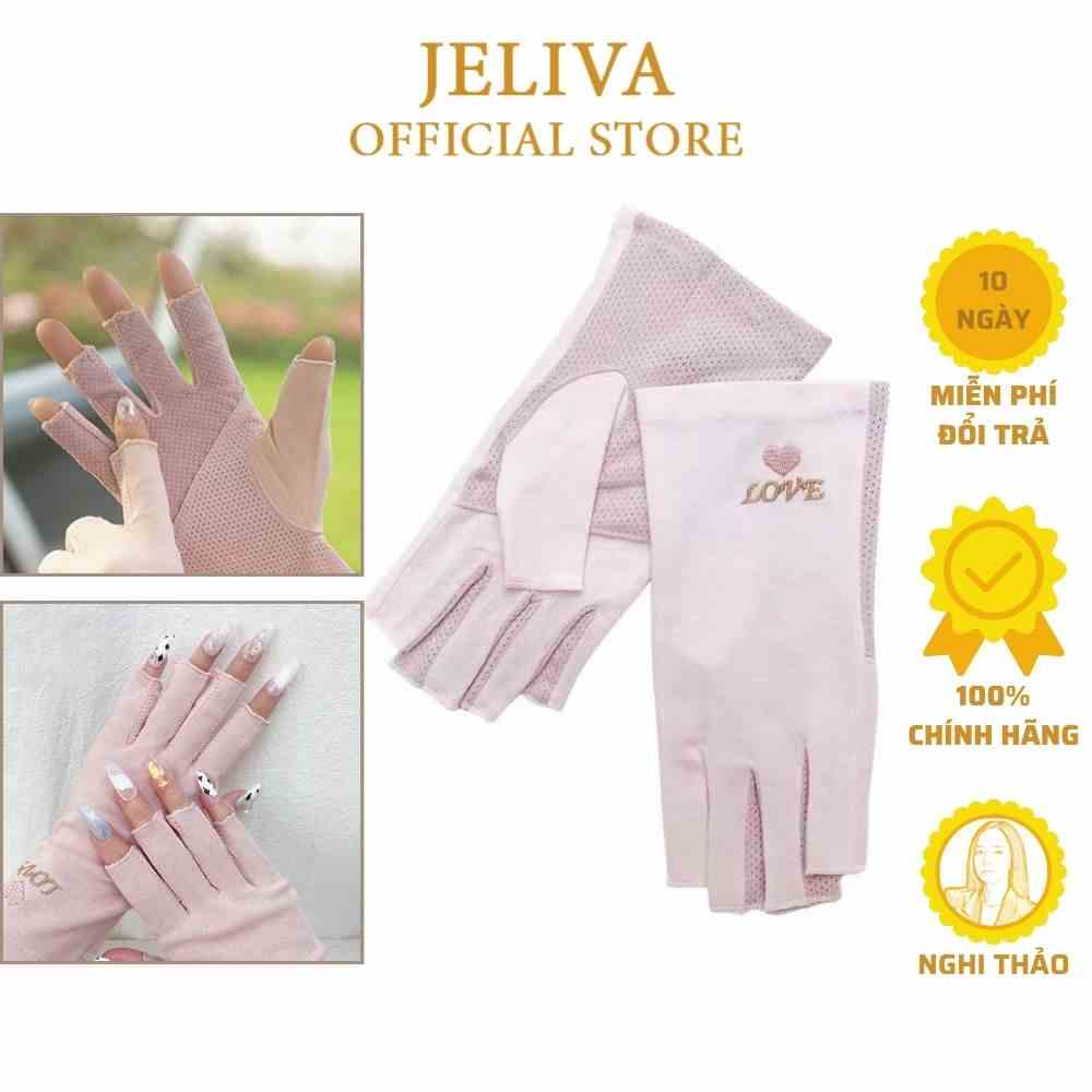 Găng tay làm nail chống tia UV bảo vệ da tay JELIVA