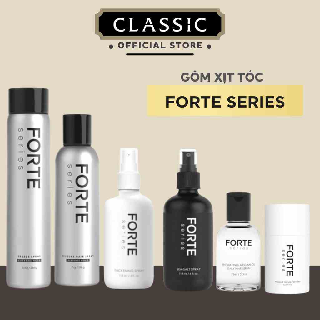 [Mã BMTTC60K giảm đến 60K đơn 50K] Tổng Hơp Xịt Tạo Kiểu Tóc Forte Series