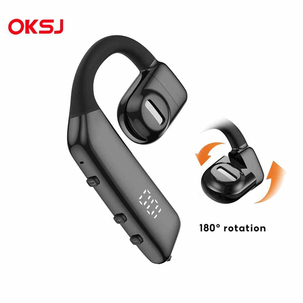 OKSJ-i5 Tai Nghe Bluetooth 5.3 Móc Tai Có Màn Hình LED Và Mic 25H Cho Điện Thoại Di Động XiaoMi iPhone Android