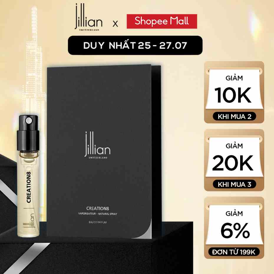 Nước hoa Unisex JILLIAN - CREATION8 2.5 ML