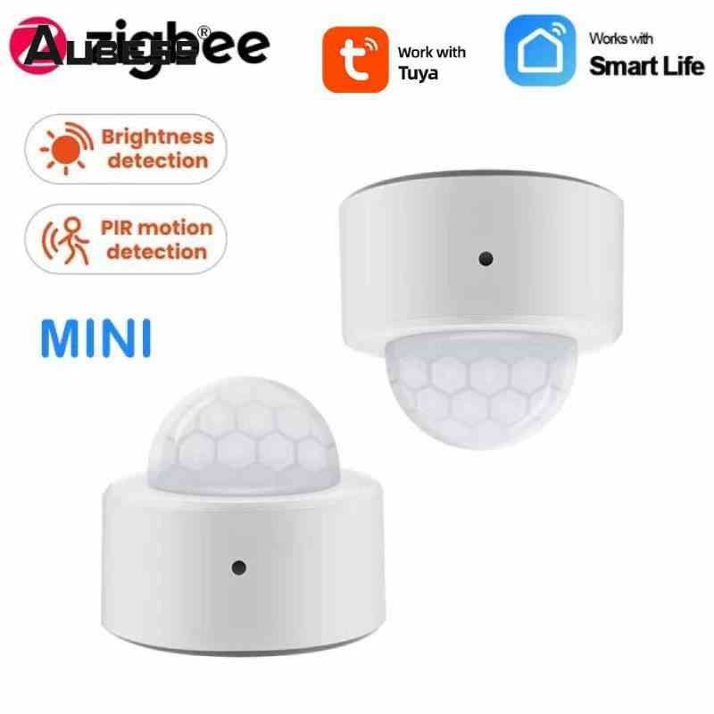 Cảm biến chuyển động AUBESS Tuya Zigbee3.0 không dây mini cảnh báo khẩn cấp tương thích Alexa Google