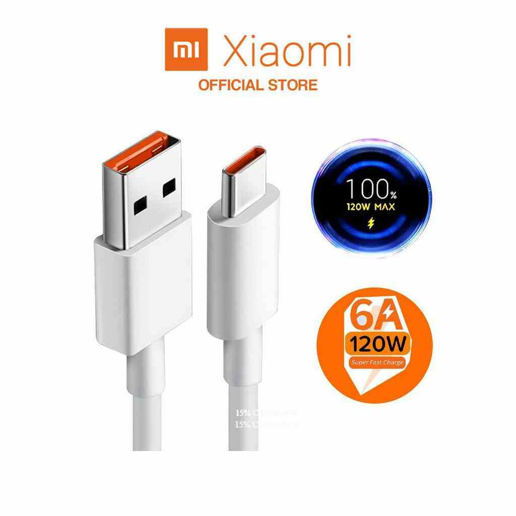 Dây sạc nhanh Xiaomi 33w 67w 120w 18w 22,5w 27w Chính hãng hỗ trợ sạc nhanh Mi Charge Turbo BACARAT bảo hành lỗi 1 đổi 1