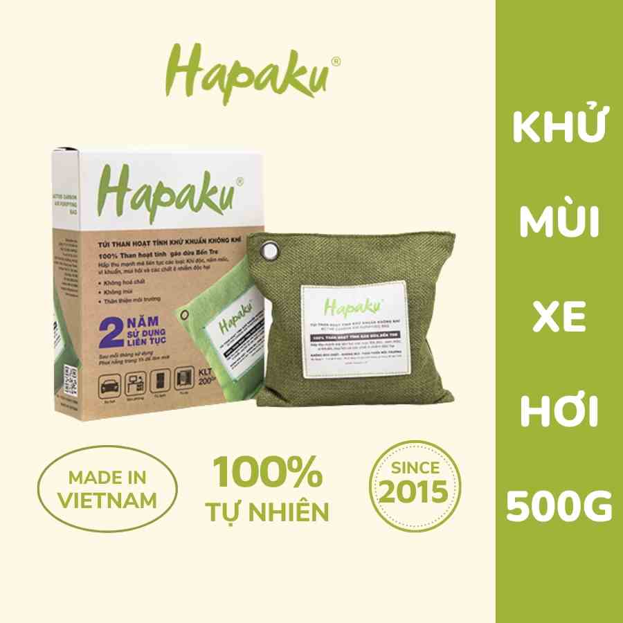 Túi Than Hoạt Tính Khử Mùi 500g - Hapaku