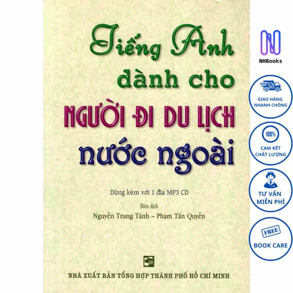 Sách - Tiếng Anh Dành Cho Người Đi Du Lịch Nước Ngoài - Kèm CD - NHBOOK