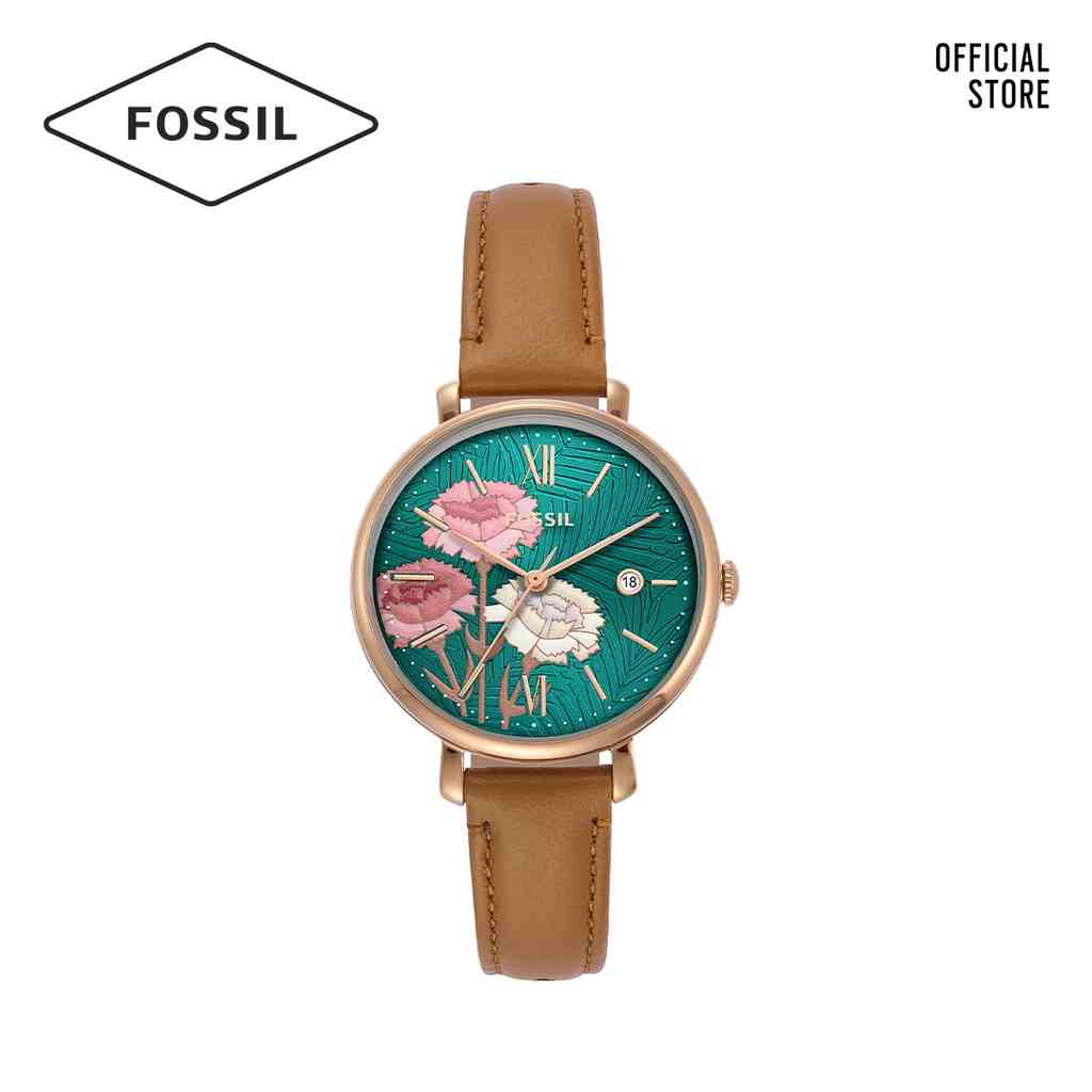 [Mã BMLTA35 giảm đến 35K đơn 99K] Đồng hồ nữ Fossil JACQUELINE dây da ES5274 - màu nâu