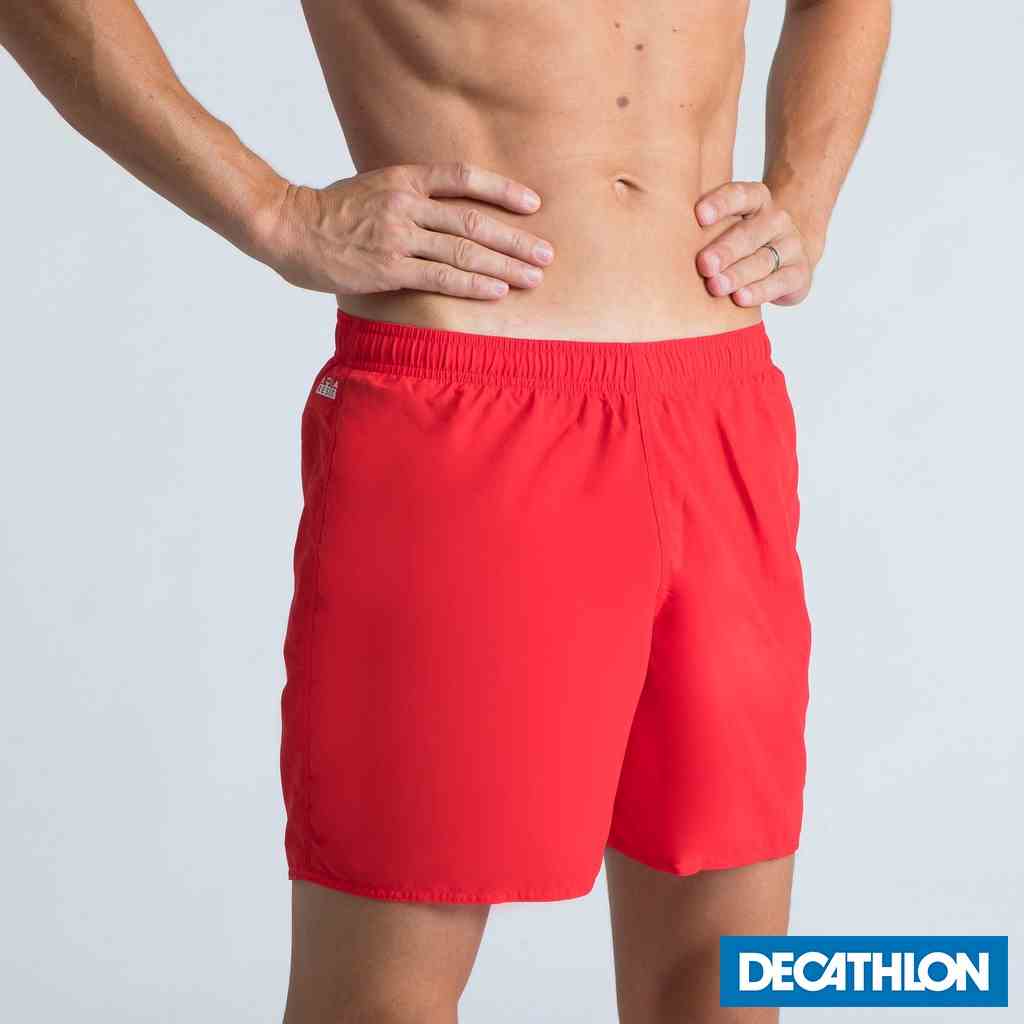 Quần short bơi 100 cho nam đỏ/Xanh dương DECATHLON NABAIJI mã 8669720