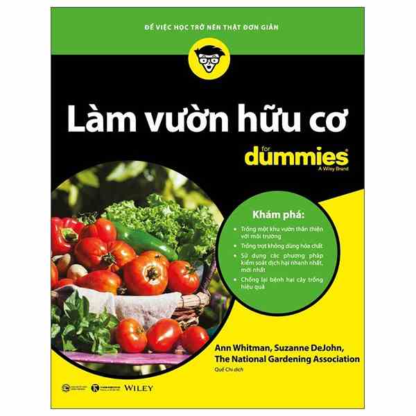 [Mã BMLTB35 giảm đến 35K đơn 99K] Sách - Làm Vườn Hữu Cơ For Dummies