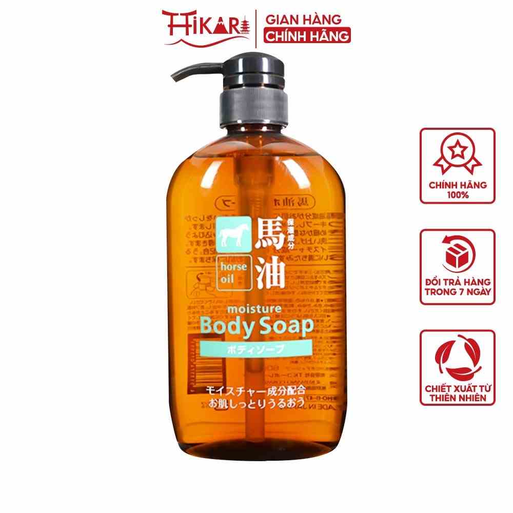 Sữa tắm mỡ ngựa Kumano Horse Oil Body Soap 600ml