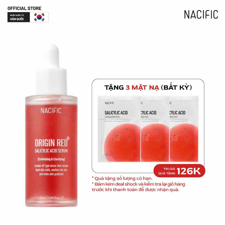 Tinh chất dưỡng da Nacific Origin Red Salicylic Acid Serum 50ml