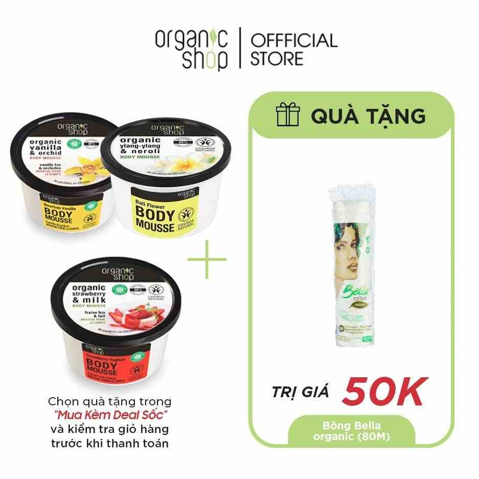 [Mã BMLTB35 giảm đến 35K đơn 99K] Kem dưỡng Body Mousse Cấp Ấm Giúp Da Săn Chắc ORGANIC SHOP Body Mousse 250ml