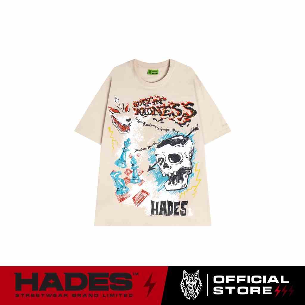 Áo Thun Tay Lỡ Unisex MADNESS 100% Cotton - HADES Brand Chính Hãng