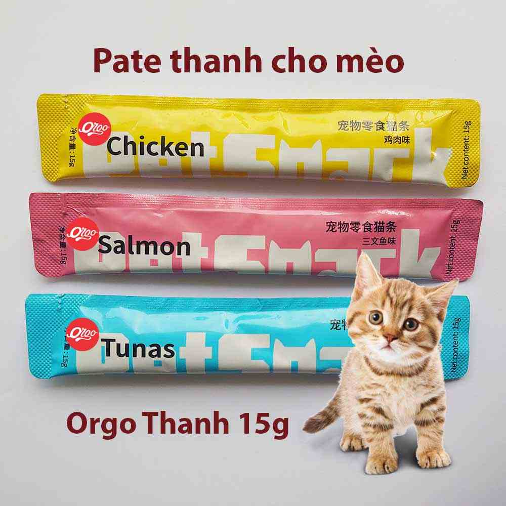 [Mã BMLTB35 giảm đến 35K đơn 99K] 1 Thanh Pate cho mèo Catfood-ORGO