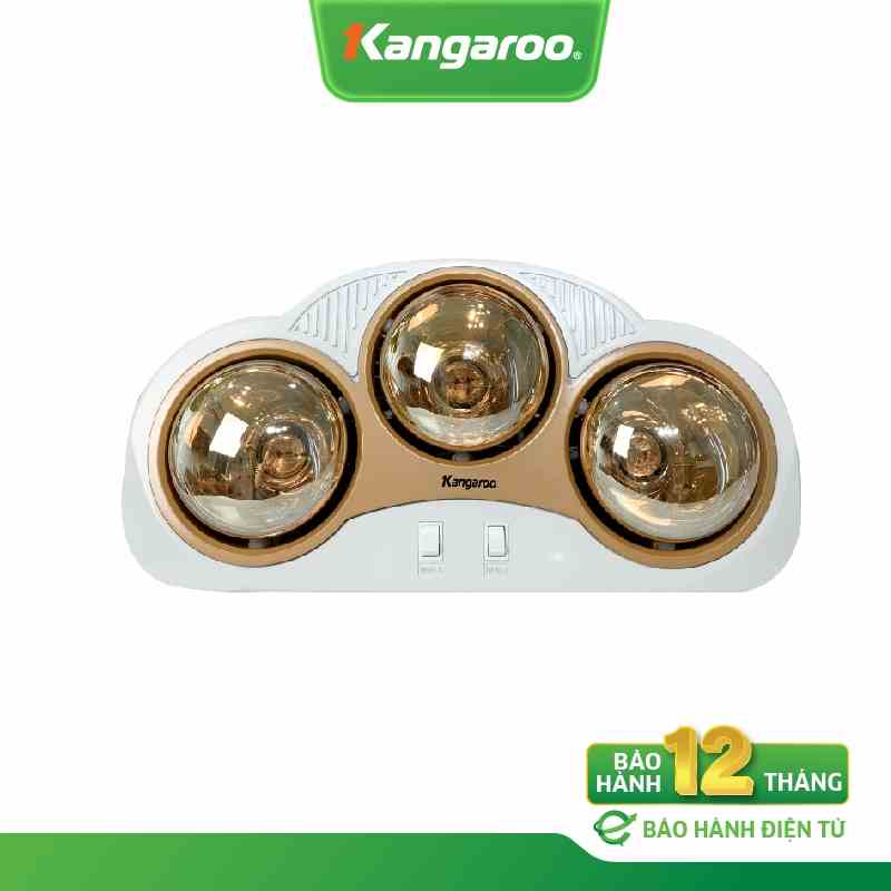 Đèn sưởi nhà tắm 3 bóng Kangaroo KG3BH03