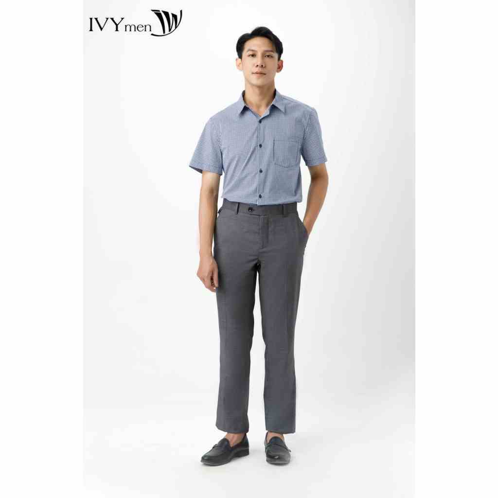 Áo sơ mi Slim fit phối túi nam IVY moda MS 16E3362