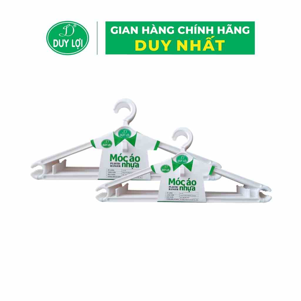 COMBO 20 MÓC ÁO KÉP NHỰA CAO CẤP DUY LỢI