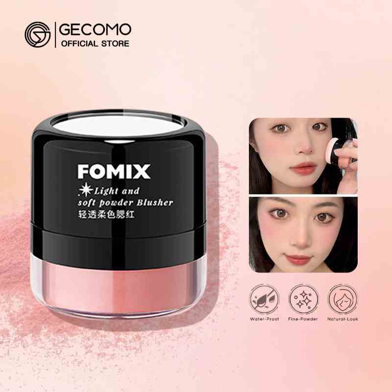 Phấn Má Hồng Air Cushion GECOMO Với Mút Tán Hình Nấm Độc Đáo