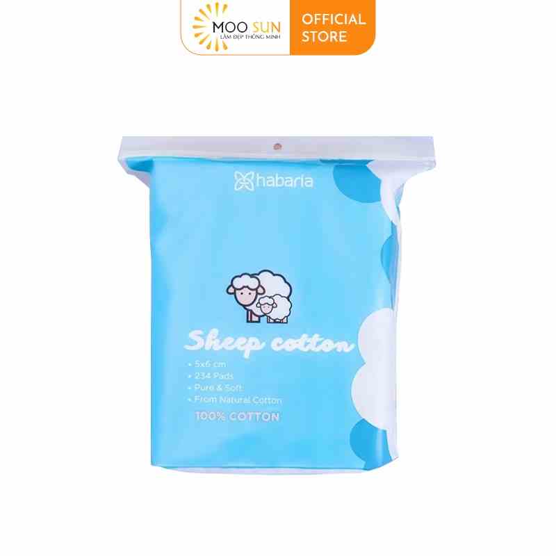 Bông Tẩy Trang Habaria Sheep Cotton 234 Miếng