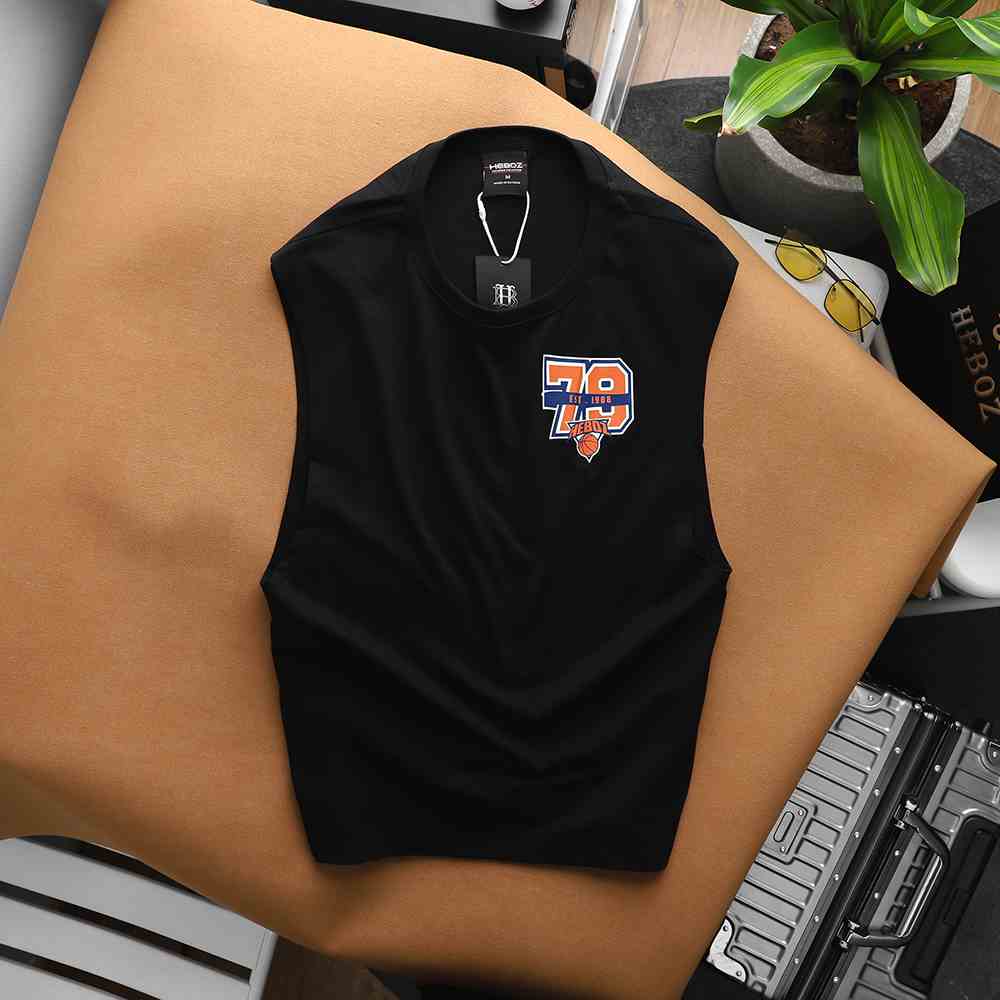 Áo thun nam, áo ba lỗ cổ tròn tank top chất vải cotton 2 chiều relax Heboz 2M - 00001591