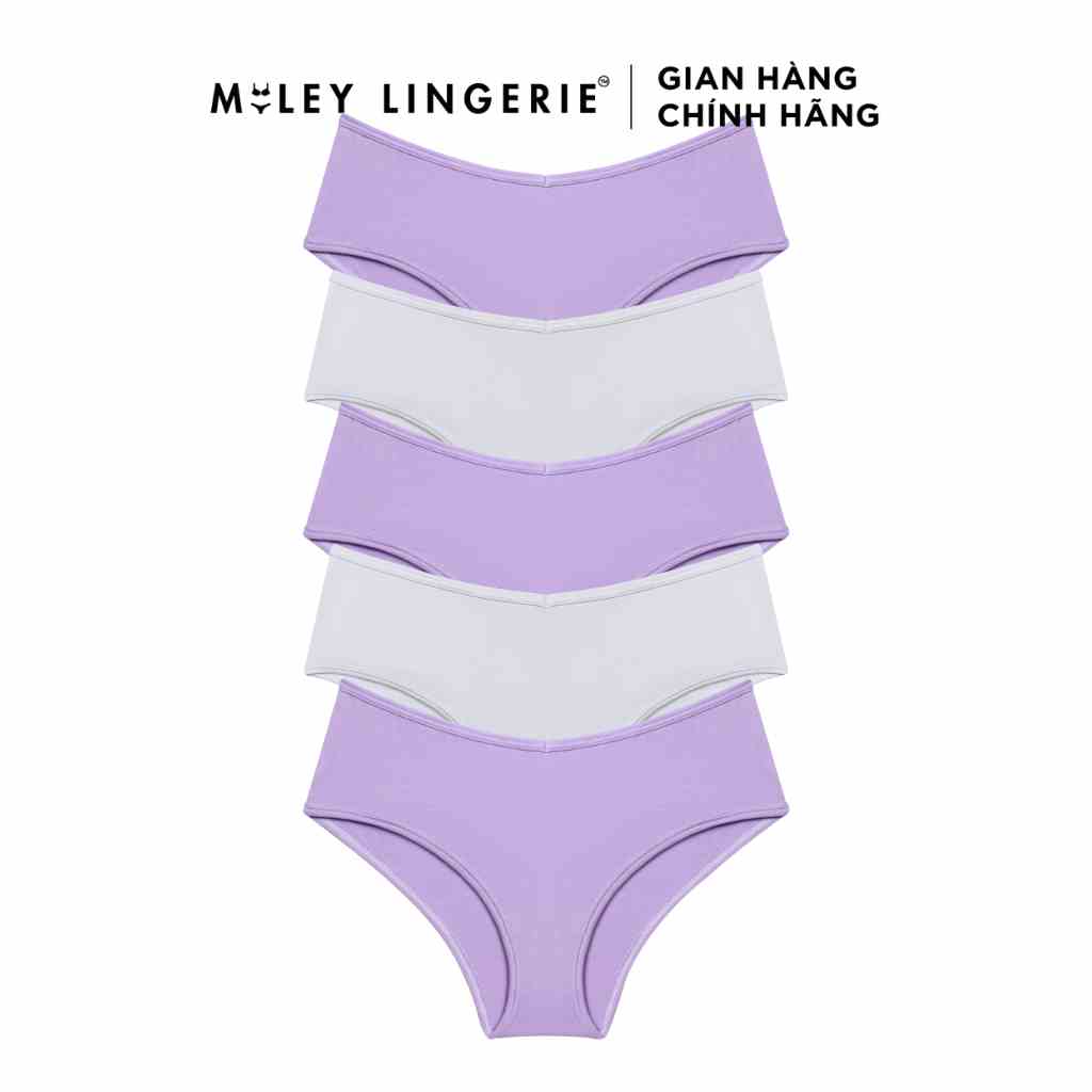 [Mã BMLTA35 giảm đến 35K đơn 99K] Combo 5 Quần Cotton Lưng Xéo Sweet Love Being Me Miley Lingerie