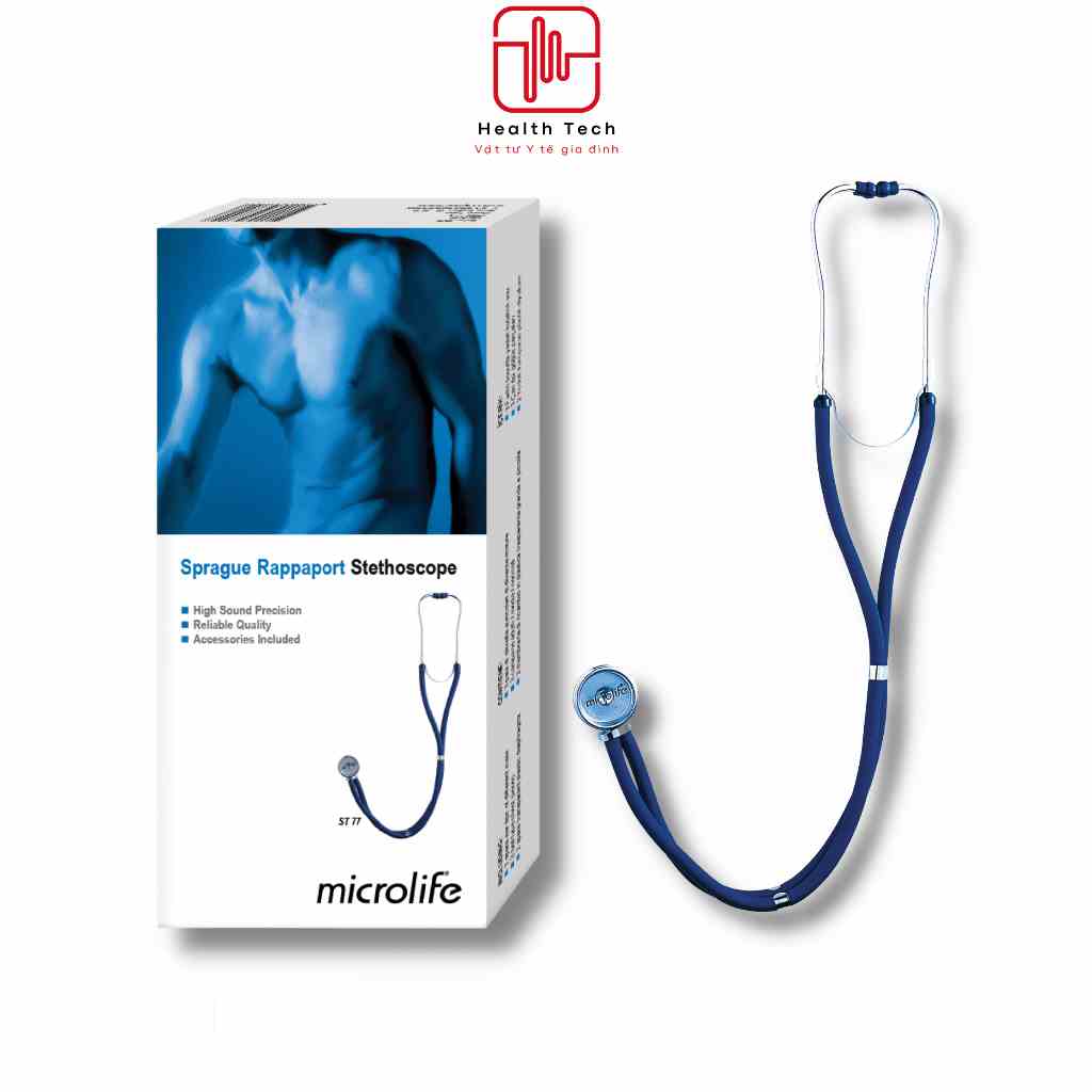 Ống tai nghe Y tế hai dây Microlife ST 77 chuyên dùng nghe huyết áp, nhịp tim - Health Tech