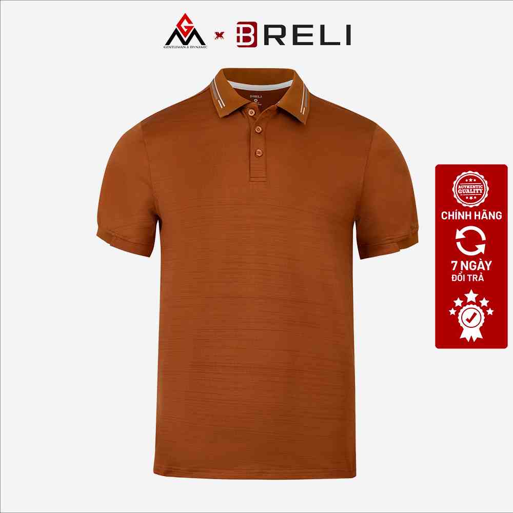 Áo thun nam thể thao có cổ chơi Tenis, Golf GM x Breli - BAS2332 Thoáng khí Sấy khô nhanh