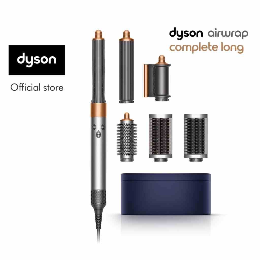 [Mã Voucher ELDYSON2 giảm đến 800k] Máy tạo kiểu tóc Dyson Airwrap ™ Complete Long (Xám trắng/Đồng)