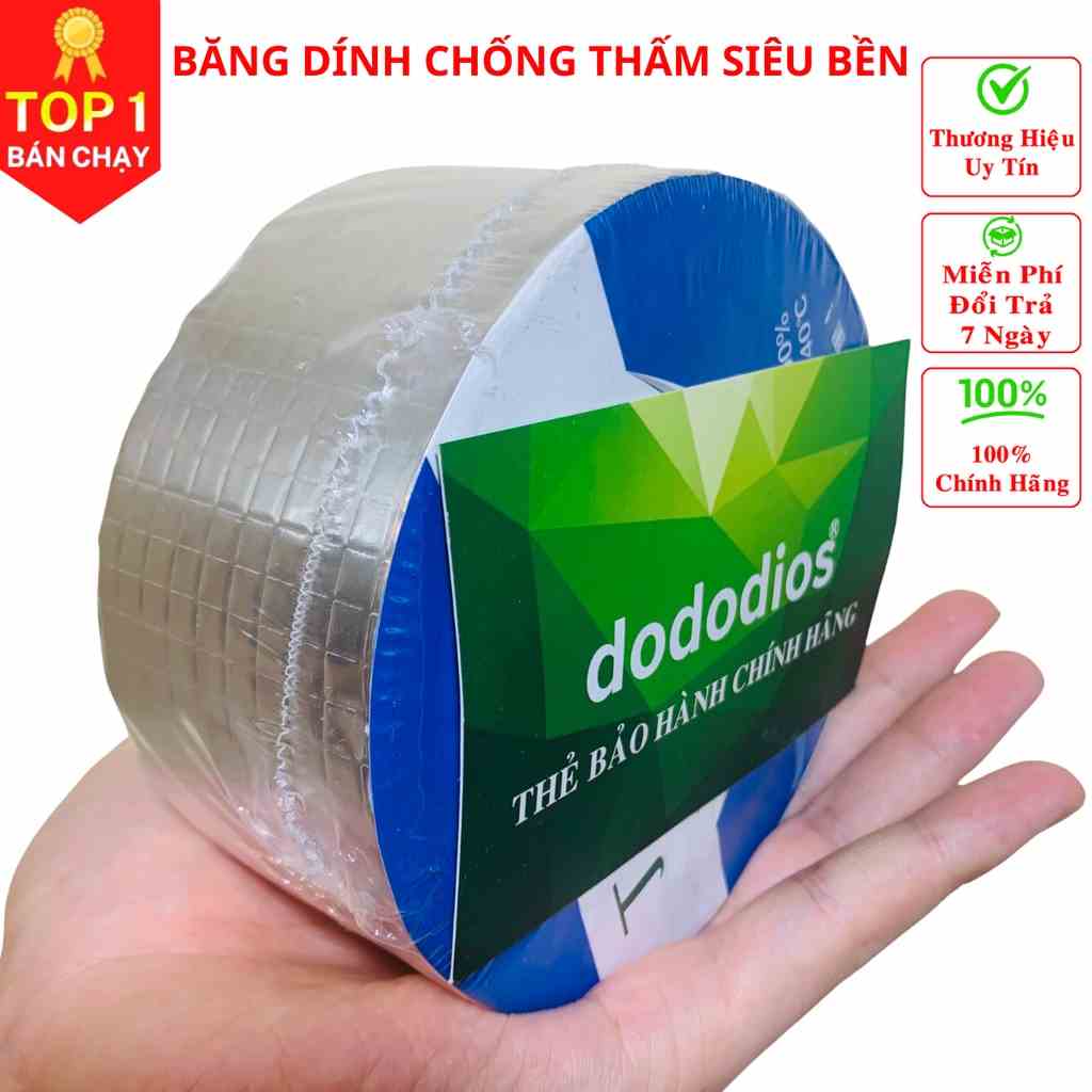 [Mã BMLT30 giảm đến 30K đơn 299K] Băng Dính Chống Thấm Đa Năng Dán Được Trên Mọi Bề Mặt - Chính hãng dododios