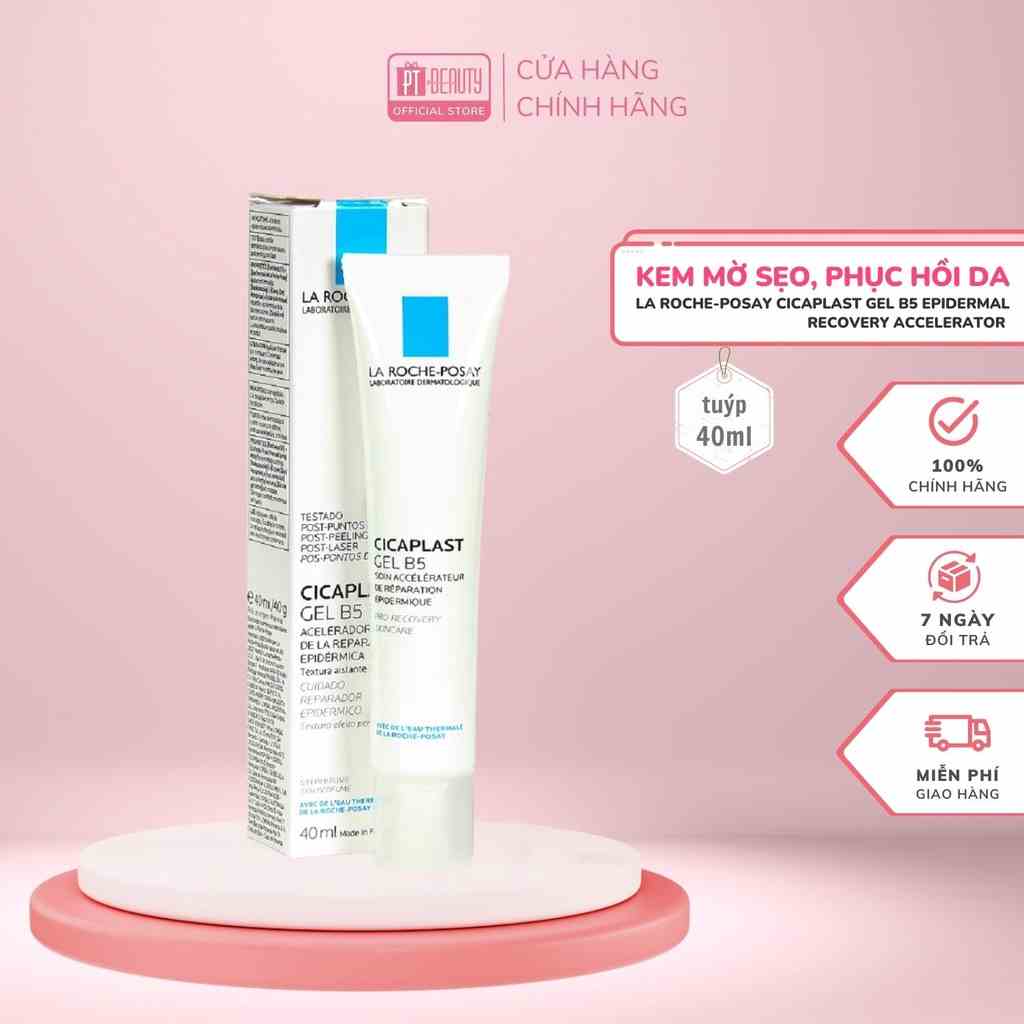 [Mã BMLT35 giảm đến 35K đơn 99K] Kem Dưỡng La Roche-Posay Cicaplast Gel B5 Epidermal Recovery Accelerator Skincare 40ml