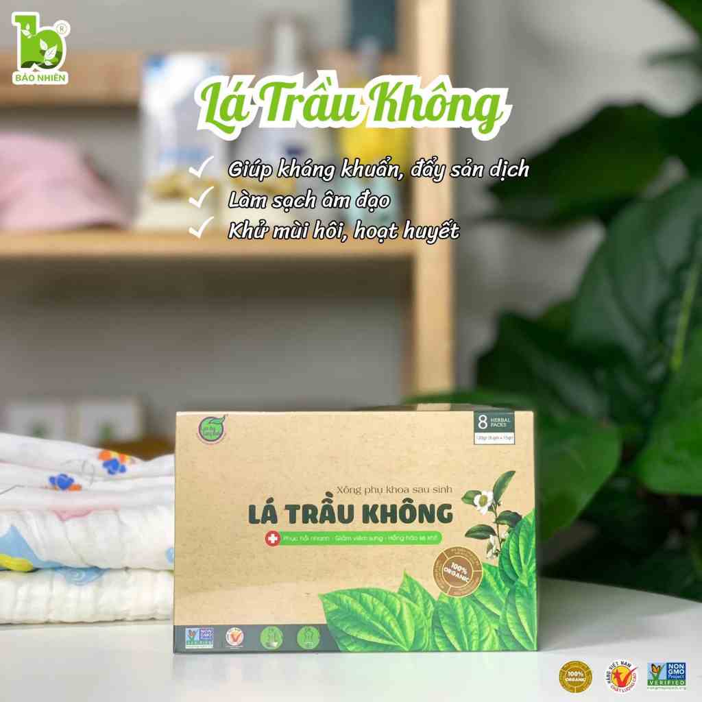 Lá trầu không - xông phụ khoa Bảo Nhiên