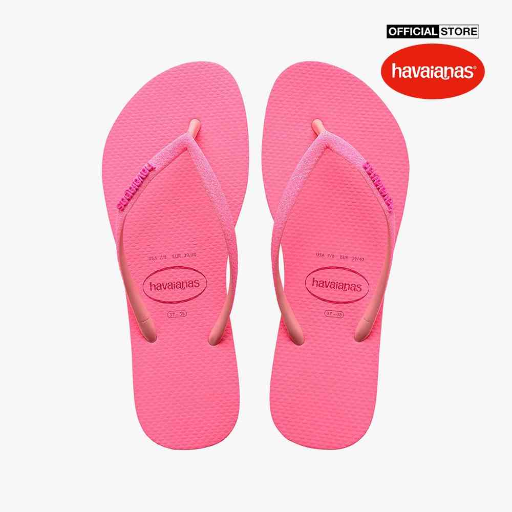 HAVAIANAS - Dép nữ Slim Glitter Neon 4147111-5217