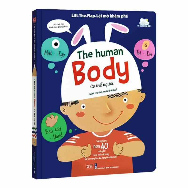 [Mã BMLTB200 giảm đến 100K đơn 499K] Sách - Lift the Flap Lật mở khám phá - The human body - Cơ thể người