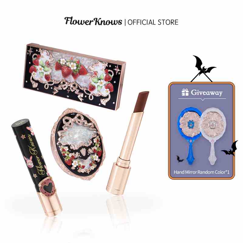 Bộ mỹ phẩm trang điểm FLOWER KNOWS 13.2g làm đẹp hóa trang Halloween