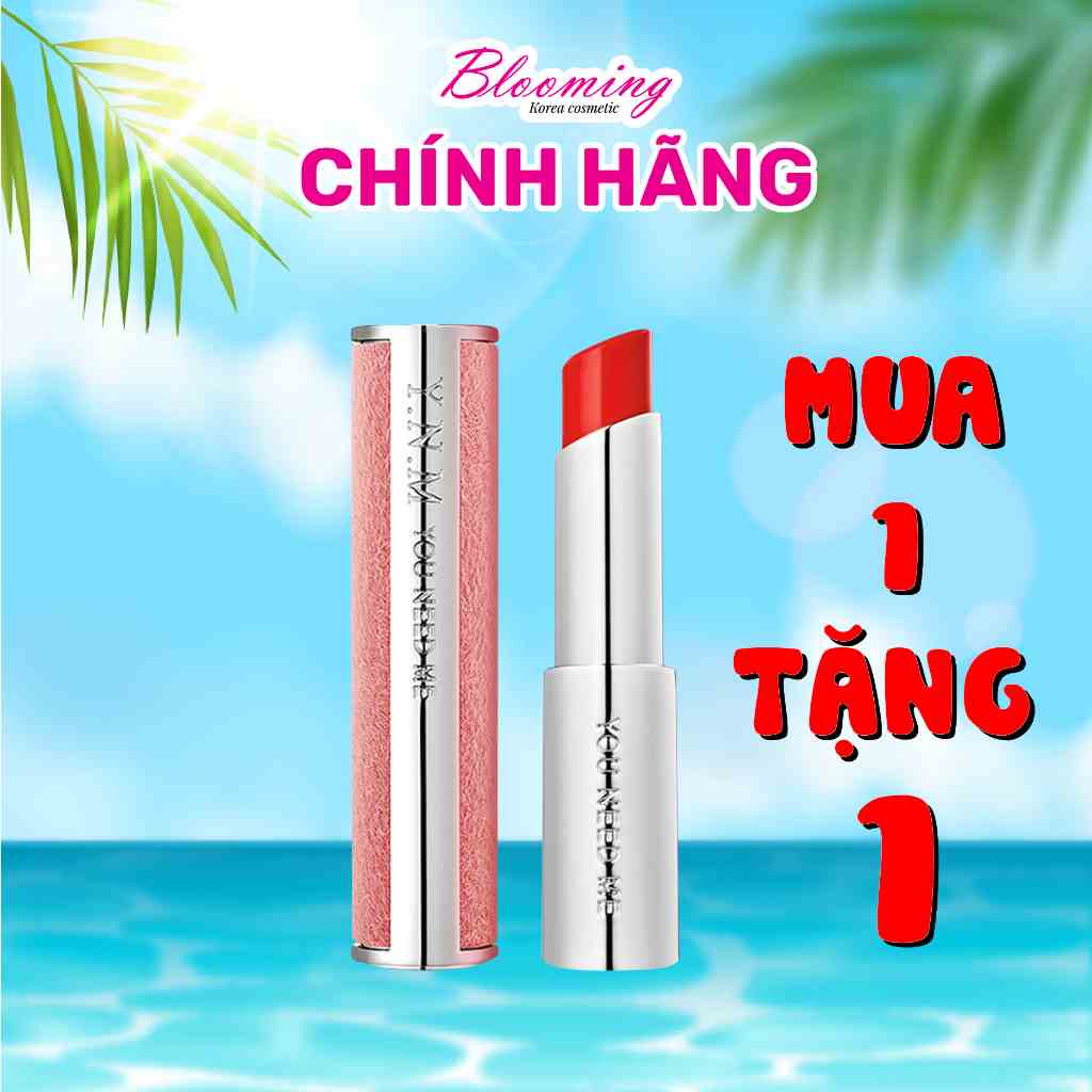 [Mã BMLTA35 giảm đến 35K đơn 99K] Son Dưỡng Lì Có Màu YNM Candy Pop Glow Melting Balm Pink Sunset 3g/ Đỏ Hồng