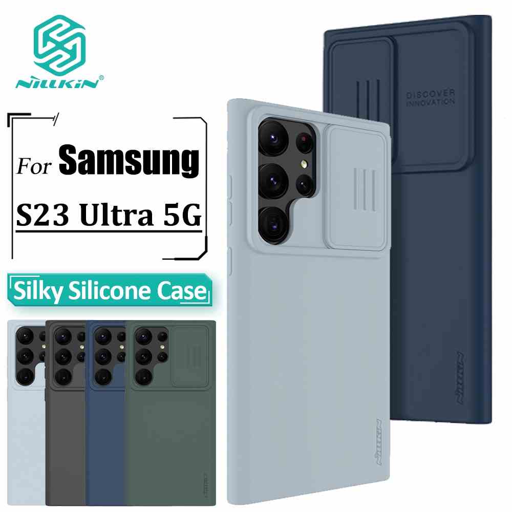 Ốp Điện Thoại Nillkin Bằng Silicon Chống Sốc Cho Samsung Galaxy S23 Ultra