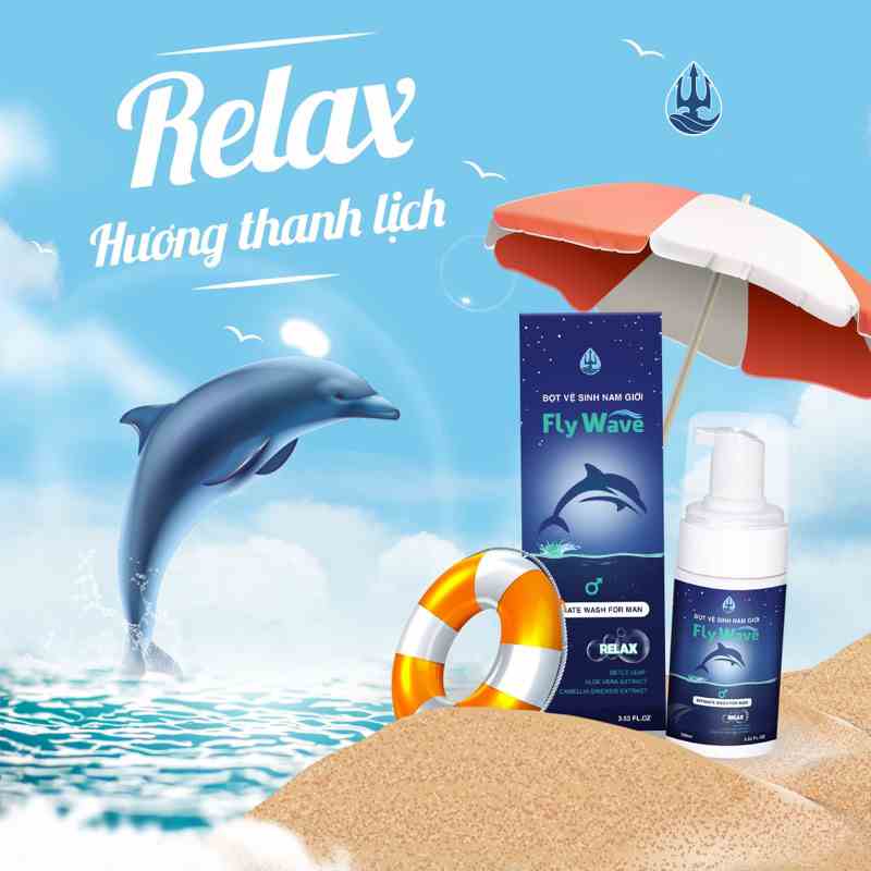 [Mã BMLTB35 giảm đến 35K đơn 99K] Dung dịch vệ sinh nam giới tạo bọt hương thanh lịch Relax 100ml