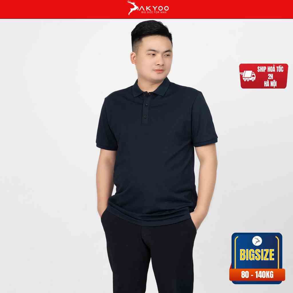 [Mã BMLTB35 giảm đến 35K đơn 99K] Áo thun POLO Nam Bigsize 80-140kg AKYOO - PL150322