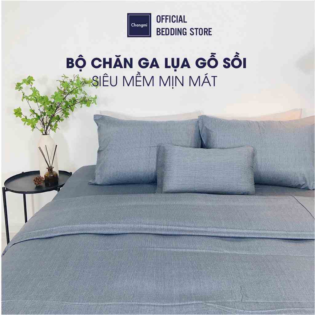 [Nhiều mẫu] Bộ chăn ga Changmi Bedding 100% lụa Modal từ sợi gỗ sồi tự nhiên - 5 món