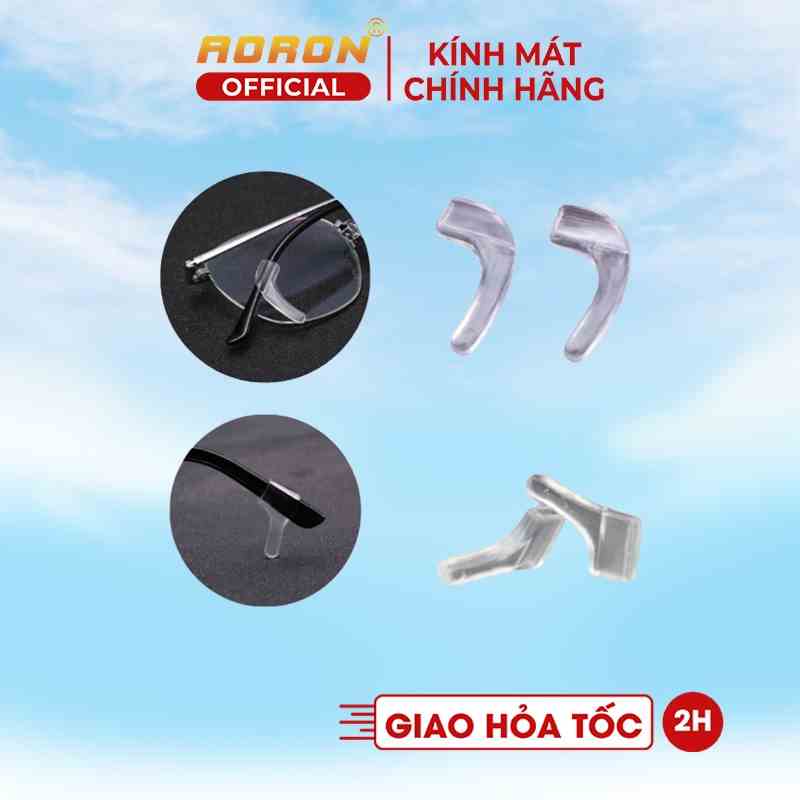 Bộ Gài Tai Silicone Đàn Hồi Phù Hợp Đuôi Gọng Nhỏ, Giữ Kính Chống Rơi Khi Vận Động Mạnh Hoạt Động Thể Thao APK066-AORON