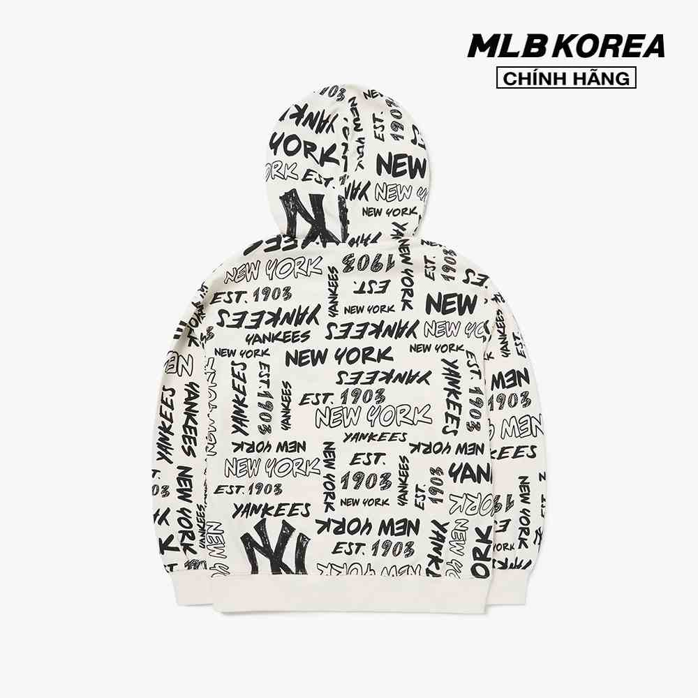 MLB - Áo hoodie tay dài phối mũ Grafitti Allover Overfit 3AHDZ0124-50IVS