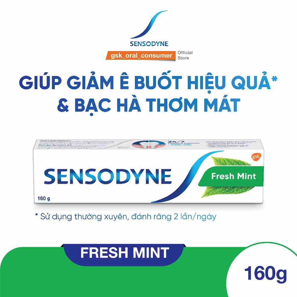 Kem Đánh Răng Sensodyne Fresh Mint 160G