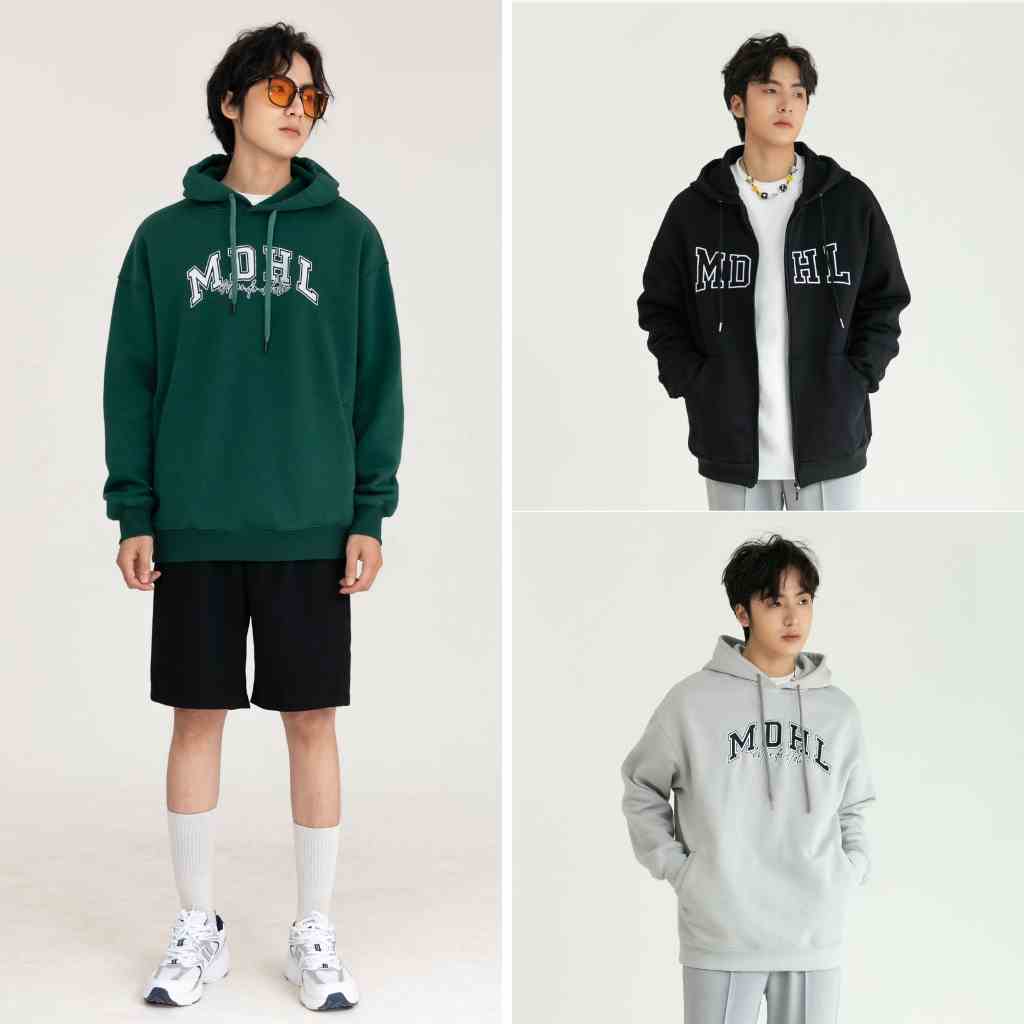 Áo Hoodie Nỉ Nam MANDO Cao Cấp, Chất Nỉ Cào Cotton Dày Dặn Mềm Mịn Form Rộng Phong Cách Unisex - HOD001 - HOZ001