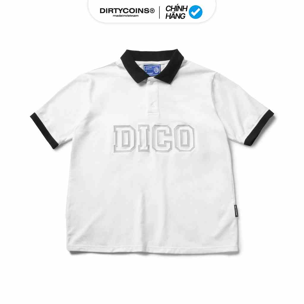 Áo thun DirtyCoins University Polo - Cream