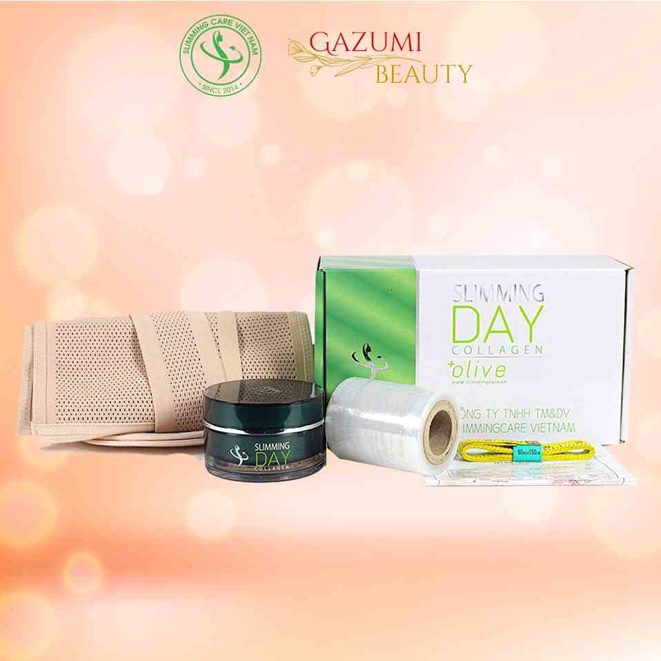 Bộ Giảm Mỡ Mờ Rạn Slimming Day Collagen Thế Hệ Mới, Ngăn Ngừa và Giảm Mỡ Trên Cơ Thể - Gazumi Beauty