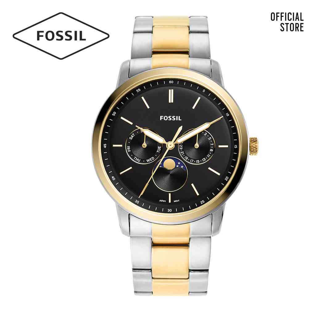 [Mã BMLTA35 giảm đến 35K đơn 99K] Đồng hồ nam Fossil NEUTRA FS5906 dây thép không gỉ - 2-Tone