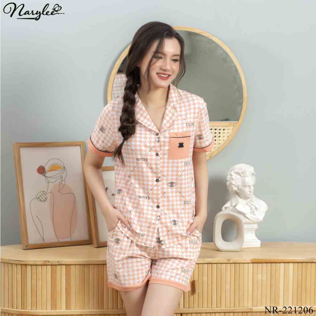 Bộ pyjama nanh sói áo cộc tay quần đùi NARYLEE NR-221206