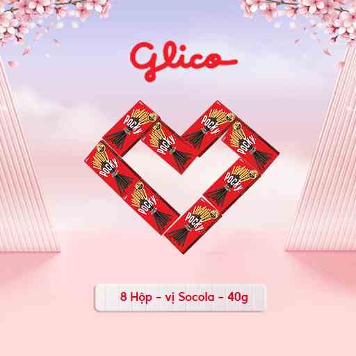 [Mã BMLTB35 giảm đến 35K đơn 99K] GLICO - Pocky Heart Set - Tipe 8