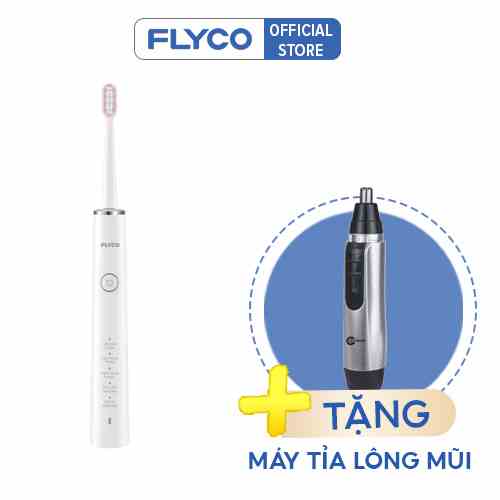 Bàn Chải Sóng Âm Điện Flyco FT7108VN Kháng Nước 5 Chế Độ Làm Sạch Chuẩn Nha Khoa - Hàng Chính Hãng