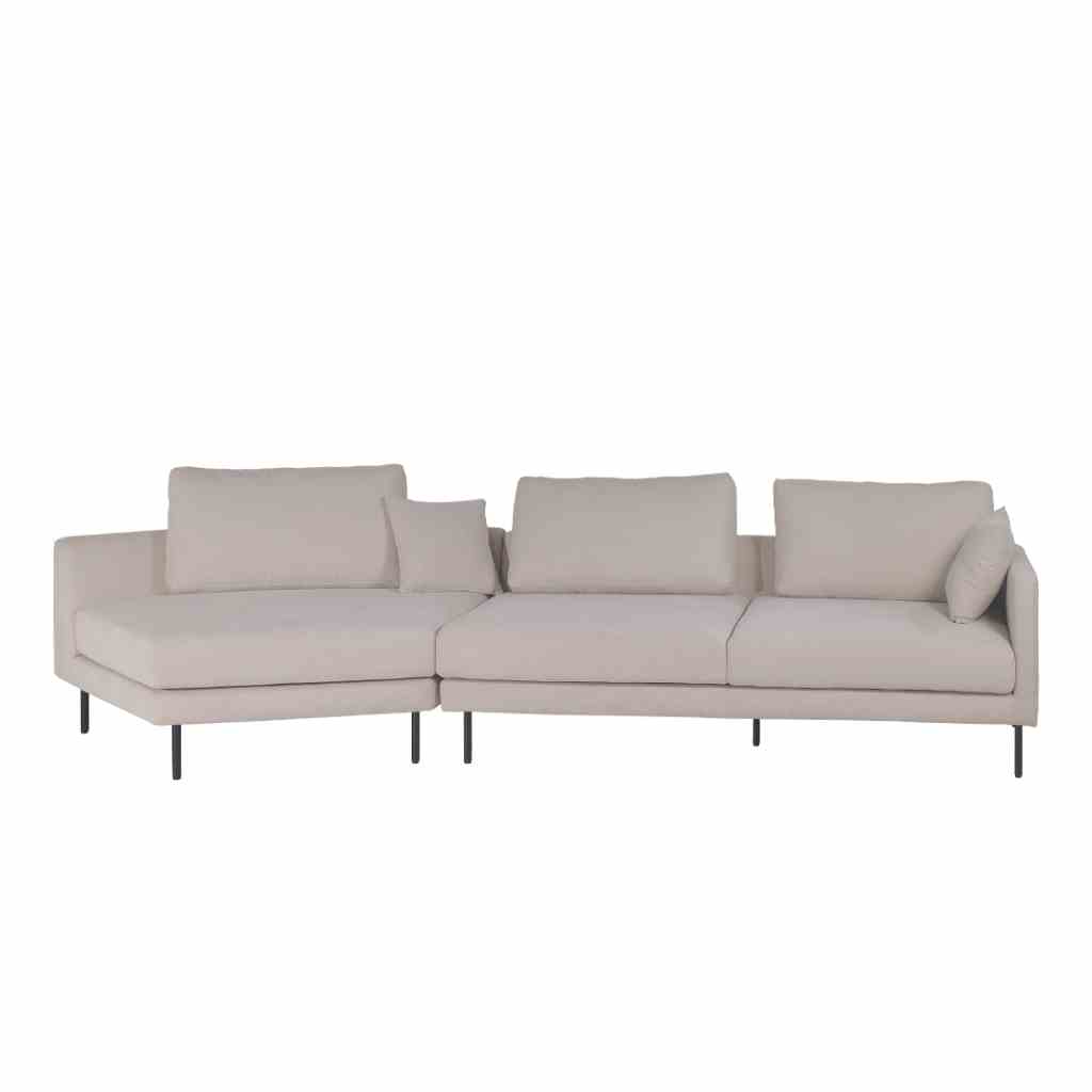 Ghế Sofa Vải ARIZE Alounge Nobel Cao Cấp - Module EC Kèm 2 Gối Vuông Cùng Màu - Decor Phòng Khách Sang Trọng