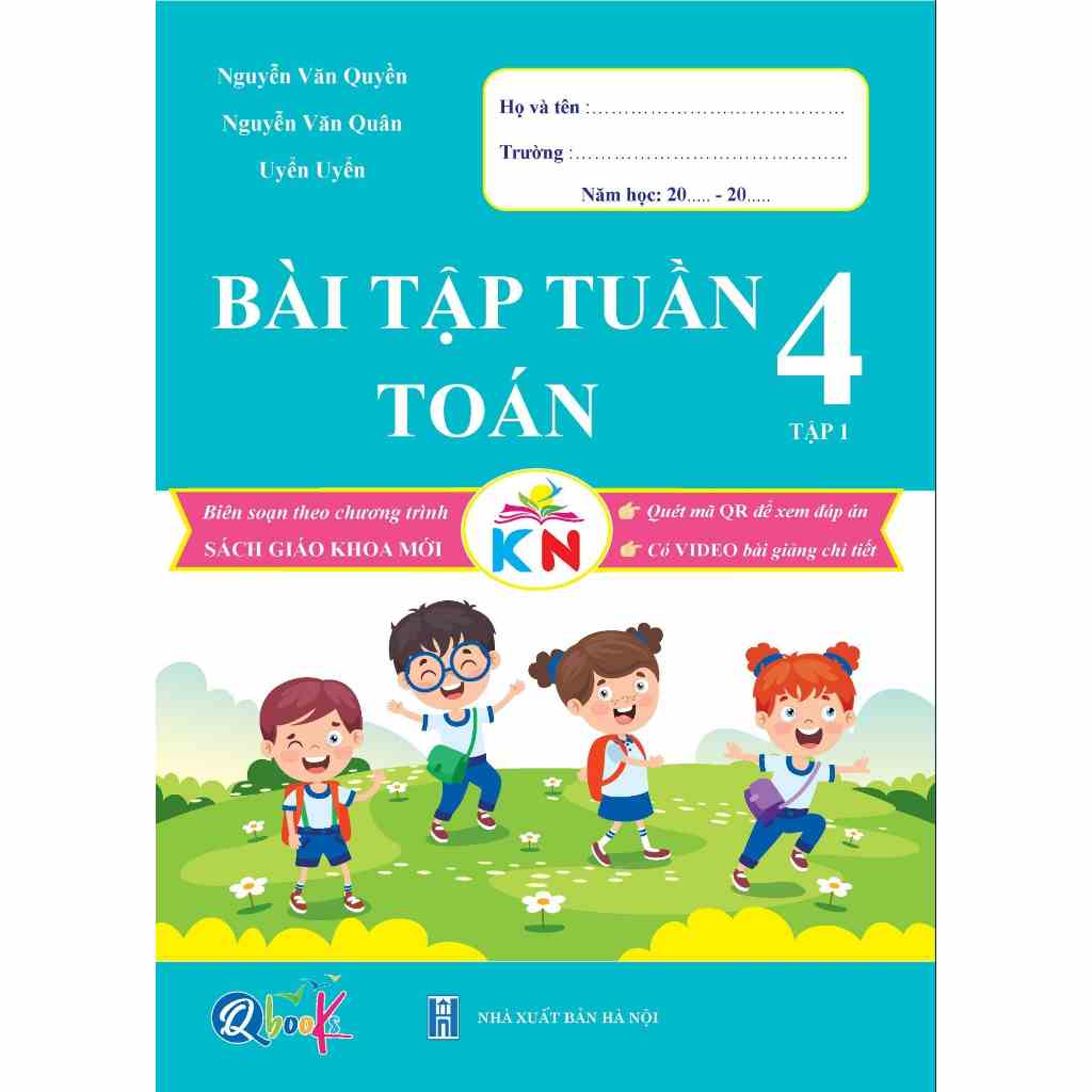 [Mã BMLTB35 giảm đến 35K đơn 99K] Sách - Bài Tập Tuần Toán Lớp 4 - Tập 1 - Kết Nối Tri Thức