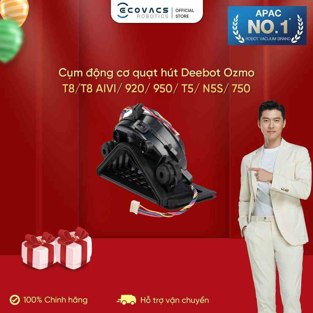 Cụm động cơ quạt hút Deebot Ozmo T8/T8 AIVI/ 920/ 950/ T5/ N5S/ 750_Linh kiện chính hãng